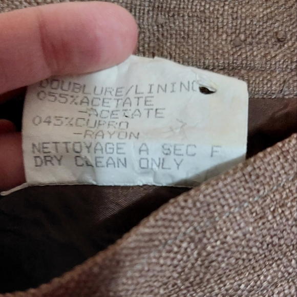 Saint laurent rive gauche silk skirt size 38 - Picture 3 of 7